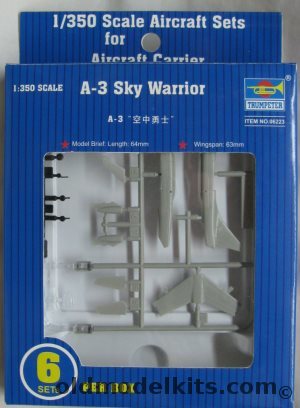 Trumpeter 1/350 6 A-3 Skywarrior, 06223 plastic model kit